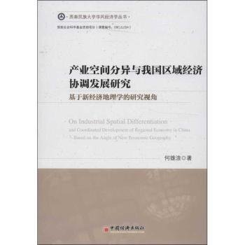 西南民族大学华风经济学丛书：产业空间分异与我国区域经济协调发展研究