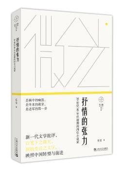 抒情的张力——20世纪80年代初期的四位小说家(微光：青年批评家集丛)