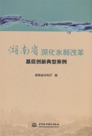 全新正版现货  湖南省深化水利改革基层创新典型案例