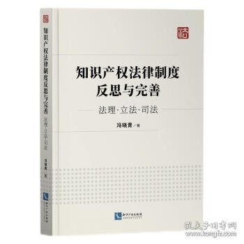 知识产权法律制度反思与完善：法理·立法·司法