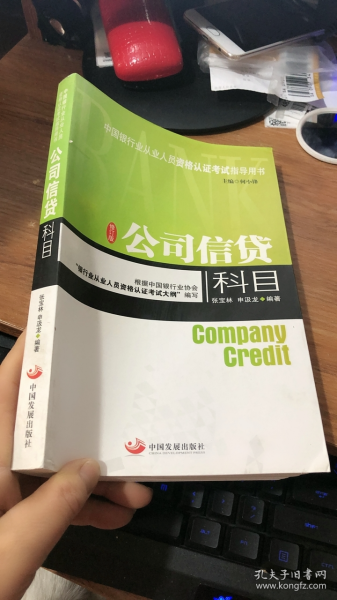 中国银行业从业人员资格认证考试指导用书：公司信贷科目（修订版）