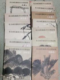 北京画院秘藏齐白石精品集(山水·杂画卷、人物卷、梅兰竹菊松卷、蔬果卷（1-2）禽鸟卷（1-2）水族卷（1）花卉卷（2）画稿卷（2）工虫卷（1-3）共14本)