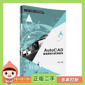 二手书AutoCAD基础教程与实例指导王姬、金培、徐翔昊清华