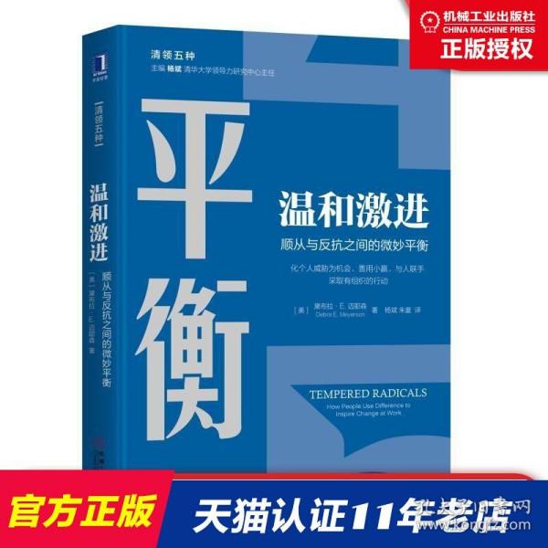 温和激进-顺从与反抗之间的微妙平衡 [美]黛布拉 E. 迈耶森（Debra E. Meyerson） 清华领导力 组织行为学 平衡机械工业出版社