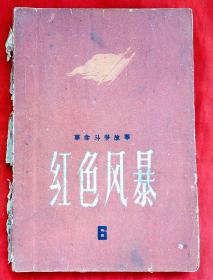 红色风暴 （6） 红色赣粤边（杨尚奎著）★1959年8月1版、1961年3月3印★十七年文学老版本