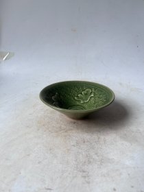 吉州绿瓷器碗
口径13.5cm
高度4.5cm