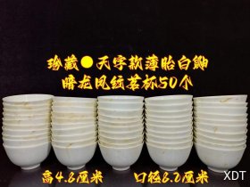 暗龙凤纹茗杯50个此价格为单个价格，详情请咨询店家。