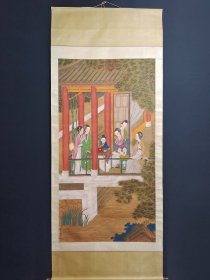 装裱尺寸：242×99cm1
画芯尺寸：179×87cm