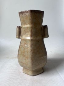 龙泉官窑冰片瓶 口径10cm 高度20cm