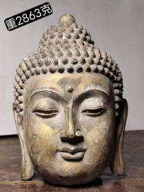 铜佛头一尊。
