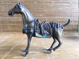 151_清代寿铜摆件，骏马驰骋天下、俊逸洒脱，工艺精湛，浑然天成，包浆浑厚有力，保存完好无损，如图，家居摆设赏玩儿品鉴，品味无限。1_Nqvbxd