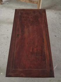 125_黄花梨老桌子  装芯板是天然影子木，三弯腿，雕刻草龙，年代久远保存完好