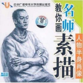 名师教你画素描系列之 人物半身肖像 2VCD 光盘 技能国画美术视频 谢岩主讲