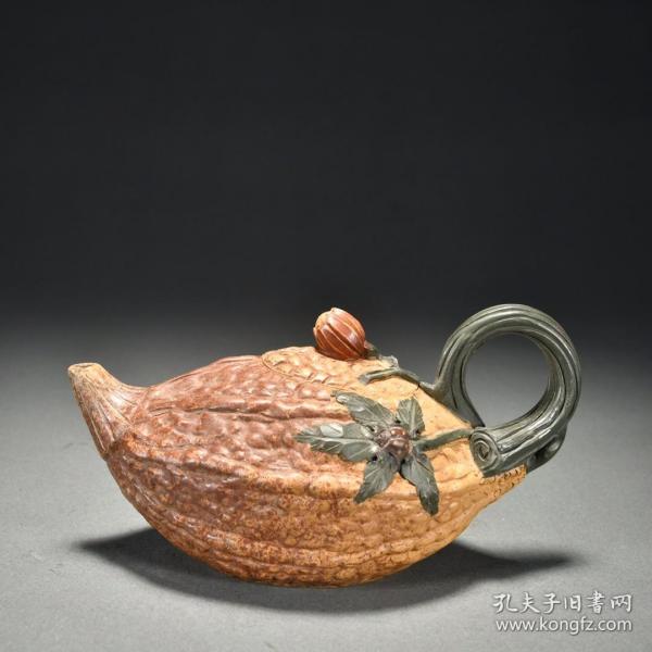 蒋蓉·老紫砂金铃子茶壶