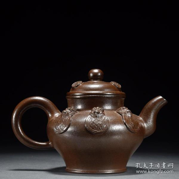 陈仲美·紫砂兽面茶壶