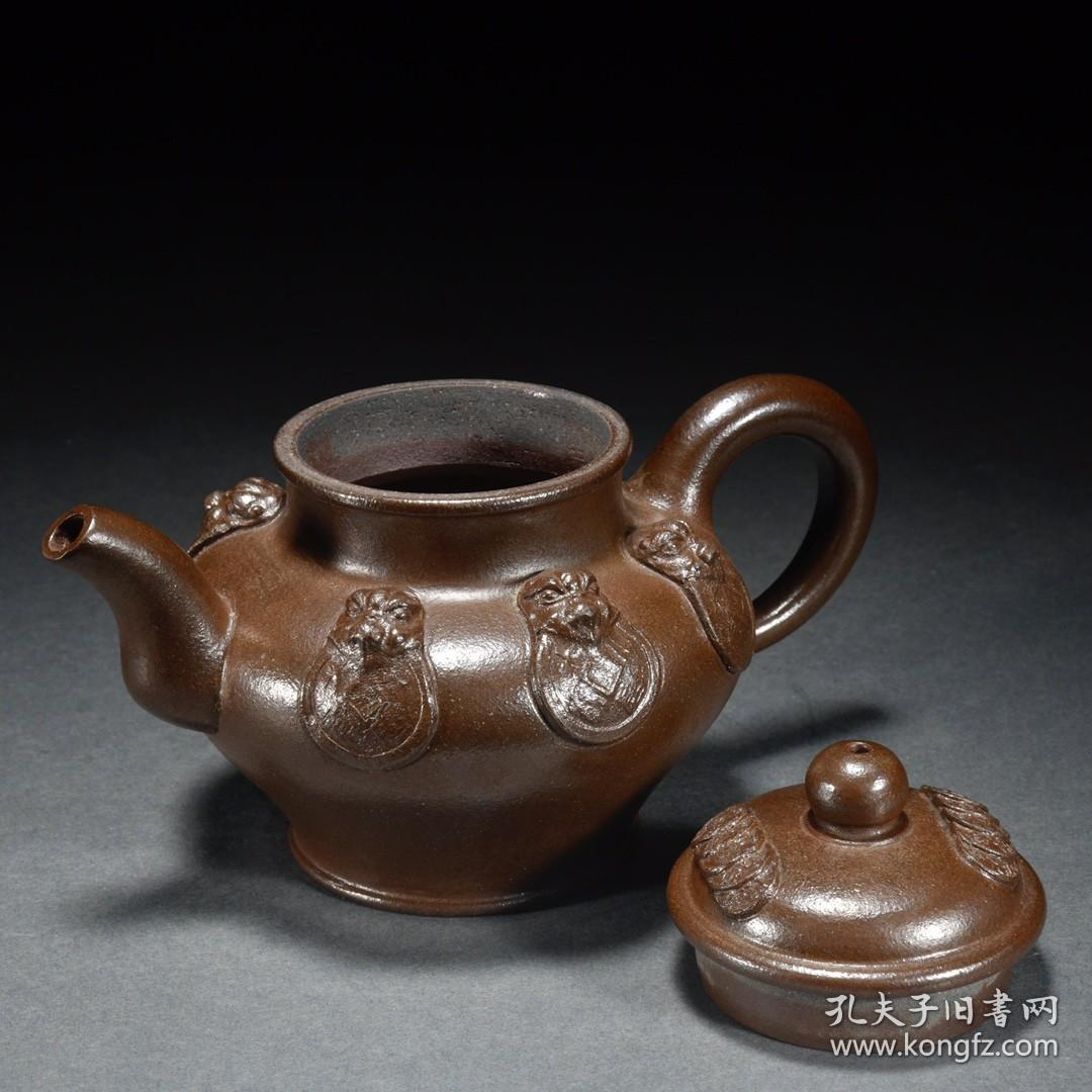 陈仲美·紫砂兽面茶壶