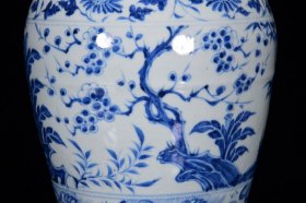 元青花松竹梅纹梅瓶35*18m