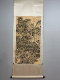 吴湖帆绢本立轴精品