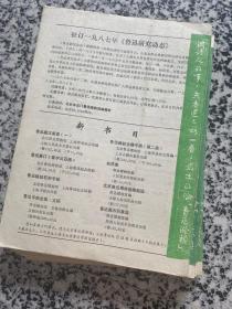 鲁迅研究动态1986 1-12 实物拍摄 看图