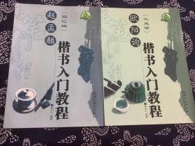 新新字帖 毛笔入门教程：赵孟頫楷书入门教程（胆巴碑）、欧阳询楷书入门教程（九成宫）【2本合售】