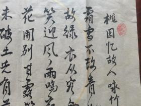 广东省国资委纪委纪检专员林冠玉书法 ，45cm*68cm