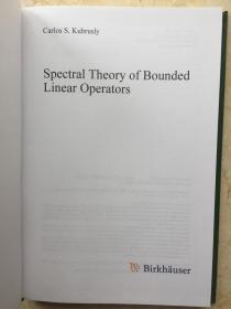 Spectral Theory of Bounded Linear Operators   精装英文原版