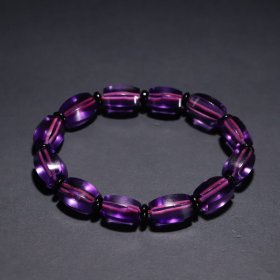 辽金 紫水晶菱形手串