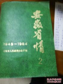 安徽省情2（1949一1984）