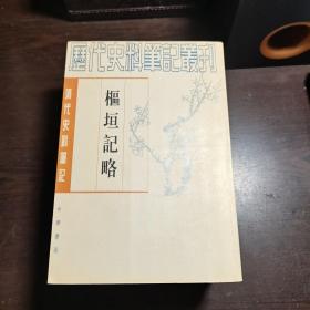 清代史料笔记丛刊：枢垣记略，1997年1版2印（丛书统一封面后1印），6000册，库存书，近全品。各册单卖.