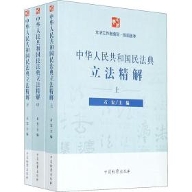 中华人民共和国民法典立法精解上中下