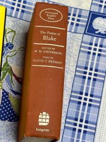 Annotated British Poets     The Poems of Blake   插图详注版    布莱克诗歌全集    英国诗人详注版系列丛书   布面精装   书脊刷银   书中除了海量注释外，还有威廉·布莱克生平年表，是研究布莱克和 18 世纪英国文学难得的资料   1971 年首版书   厚达 900 多页