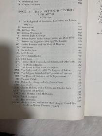 英国文学史       （四卷合一本）布面精装 书脊烫金    上书口刷红  红色有褪色    罕见有护封  护封基本完整