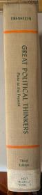 Great Political Thinkers  ——  Plato  to the Present   从柏拉图到现在的著名政治思想家 列传       第3版  布面精装 书脊、封面烫金  双排版 此书厚达1022页