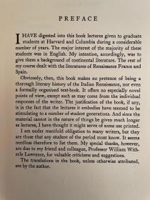 Literature of the Italian Renaissance 意大利（文艺复兴时期）文学史  布面精装 书脊烫金   木纹纸印刷