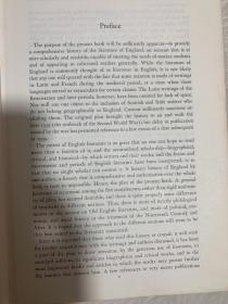 英国文学史       （四卷合一本）布面精装 书脊烫金    上书口刷红  红色有褪色    罕见有护封  护封基本完整