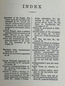 Crowell's Place in History 克伦威尔在历史上的地位 （牛津大学讲座论文 6 篇） 布面精装 书脊烫金   1897 年老版书  1969 年重印