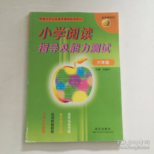 金苹果系·小学阅读指导及能力测试：6年级