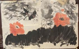 画家孔林老师的作品（软画片）商品尺寸：63公分×40公分