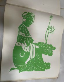70十年代人物剪纸 共十七张（画本）商品尺寸：55公分×40公分