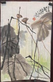 画家张禹老师手绘花鸟（画片）尺寸67公分×43公分
