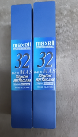 Maxell 录像带   两盘合售
