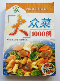 大众菜1000例  家庭菜谱丛书