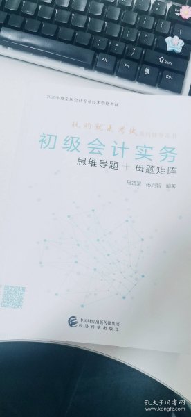 初级会计实务（思维导题+母题矩阵）