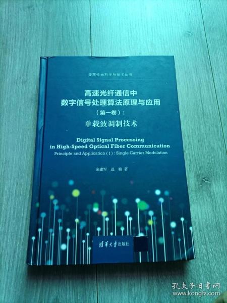 高速光纤通信中数字信号处理算法原理与应用（第一卷）:单载波调制技术（变革性光科学与技术丛书）