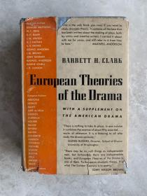 European Theories Of The Drama