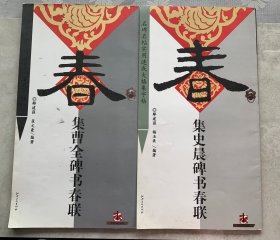 名碑名帖实用速成大格集字帖：集曹全碑书春联 / 集史晨碑书春联（2册合售）