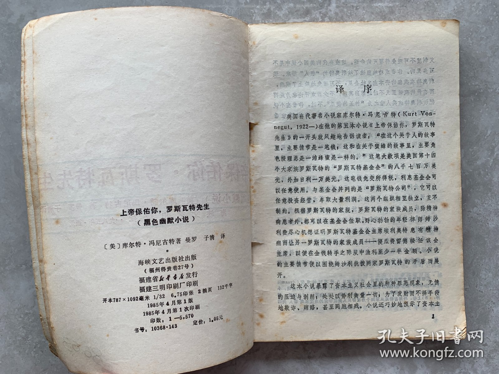 上帝保佑你，罗斯瓦特先生