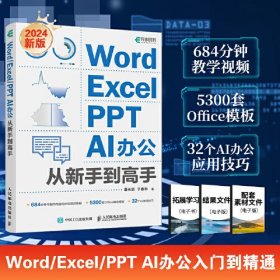 Word/Excel/PPT  AI办公从新手到高手、