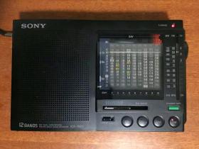 已经调试正常使用  日本原地生产索尼 SONY ICF-7601 12波段收音机