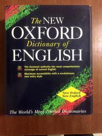 英国进口原装辞典  The New Oxford Dictionary of English(新牛津英语词典)  大16开精装